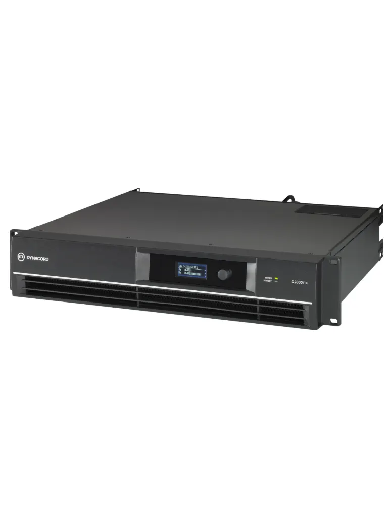 BOSCH M_C2800FDiUS - Amplificador de Potencia con DSP 2x1400W / Low-Z y Hi-Z / DYNACORD