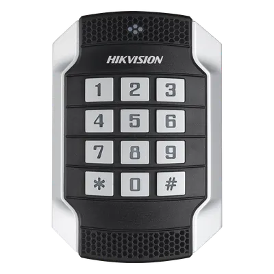 Lector de acceso Hikvision DS-K1104MK para tarjetas MIFARE y contraseñas