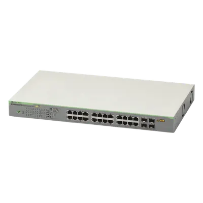 Switch PoE+ Gigabit WebSmart de 24 puertos 10/100/1000 Mbps + 4 puertos SFP Gigabit, 185 W