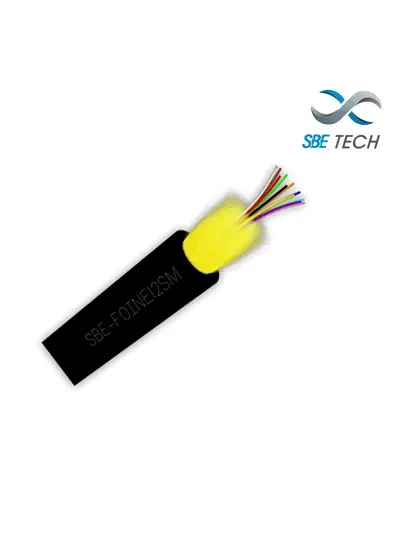SBE TECH SBE-FOINE12SM - Fibra óptica para uso interior/exterior 9/125µm, OS1, 12 hilos. (Precio por metro) 1 pieza = 1 metro, la venta es en múltiplos de 100 metros.