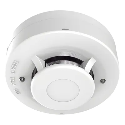Detector de humo Hikvision DS-PDSMK-4 de 4 hilos y 12 V DC