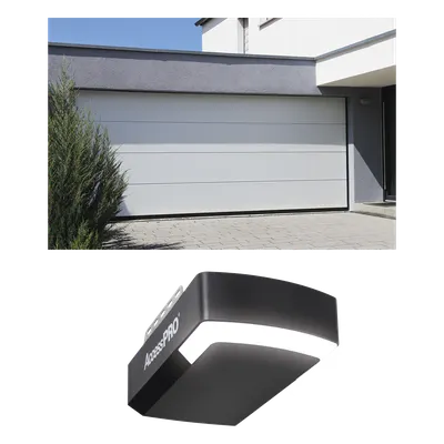 Kit de Puerta de Garage / 16x8 Pies (4.88x2.44 m) / Lisa Línea Central / Blanca / Insulada / Motor 1/2 HP DC / Riel Cadena Tipo C / 127 VCA