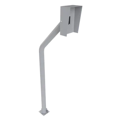 Base tubular AccessPRO BAS-POS-RFID para lectora RFID de 1206 mm