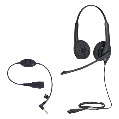 Diadema profesional JABRA JABRAKIT con conexión QD y adaptador 3.5 mm