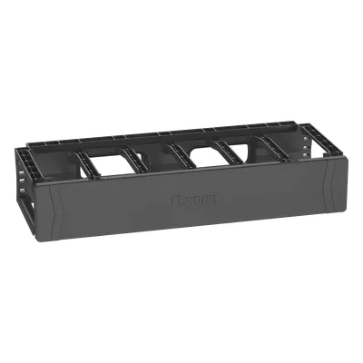 Organizador horizontal PANDUIT PR2HF2 de 2UR con cubierta magnética