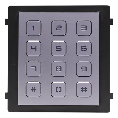 Teclado Hikvision DS-KD-KP para apertura por código y llamadas