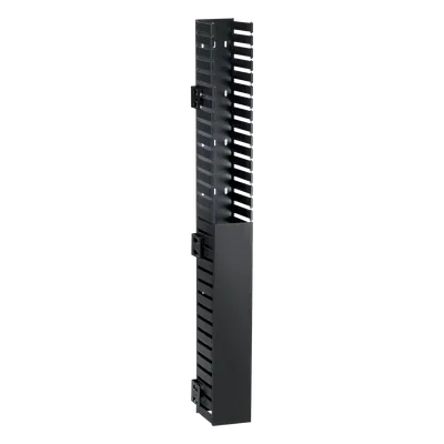 Organizador Vertical de Cables / 40 UR / 70.8 in / Montaje Lateral en Riel de Rack / Interior / Negro