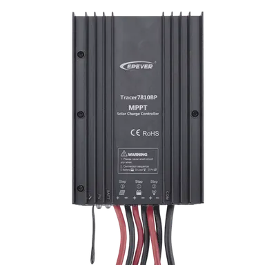 Controlador solar EPEVER TRACER7810BP MPPT de 30 A para sistemas de 12/24 V
