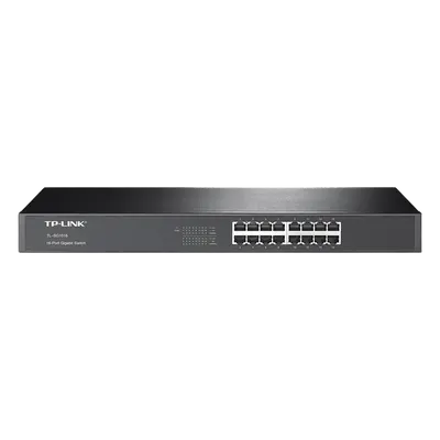 Switch Gigabit TP-LINK TL-SG1016 de 16 puertos para rack o escritorio
