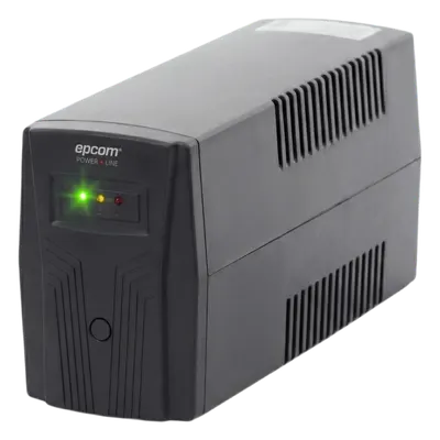 No-break UPS EPCOM POWERLINE EPU600L de 600 VA y 4 tomas