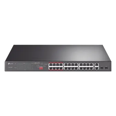 Switch PoE+ TP-LINK TL-SL1226P de 24 puertos con alcance de 250 m