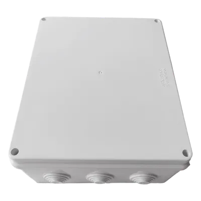 Caja de Derivación Exterior / 300 x 250 x 120 mm / IP65 / IK07 / 12 Entradas / ABS Industrial