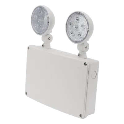 Luz de emergencia LED SFIRE SFWMC de 600 lm y montaje universal
