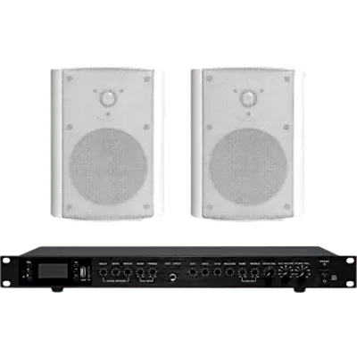 Kit de audio EPCOM PROAUDIO EP2060W/2WSWH con Bluetooth y 2 bocinas