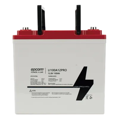 Batería LiFePO4 EPCOM POWER LINE LI100A12PRO de 100 Ah