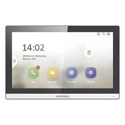 Monitor touch para videoportero Hikvision DS-KH6352-WTDE6 de 7 pulgadas
