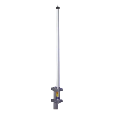 Antena Base UHF / 430-450 MHz / Fibra de Vidrio / 9 dB de Ganancia / Resistencia Viento 241 km/h (149.7 mph) / Serie HD para Climas Difíciles