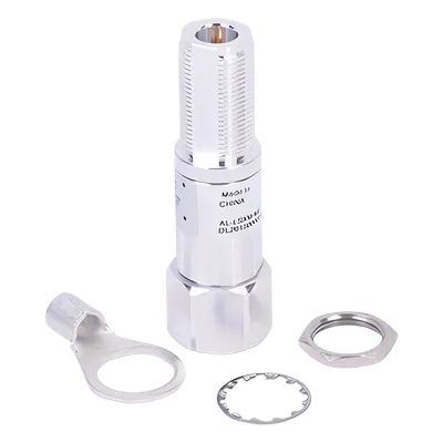 Protector RF Coaxial / Frecuencia 2000-6000 MHz / Filtro Pasa Alta con Bloqueo DC / Conector N-Macho / Pérdida de Inserción 0.1 dB