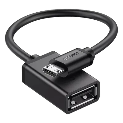 Adaptador OTG UGREEN 10396 Micro USB a USB 2.0 de 10 cm
