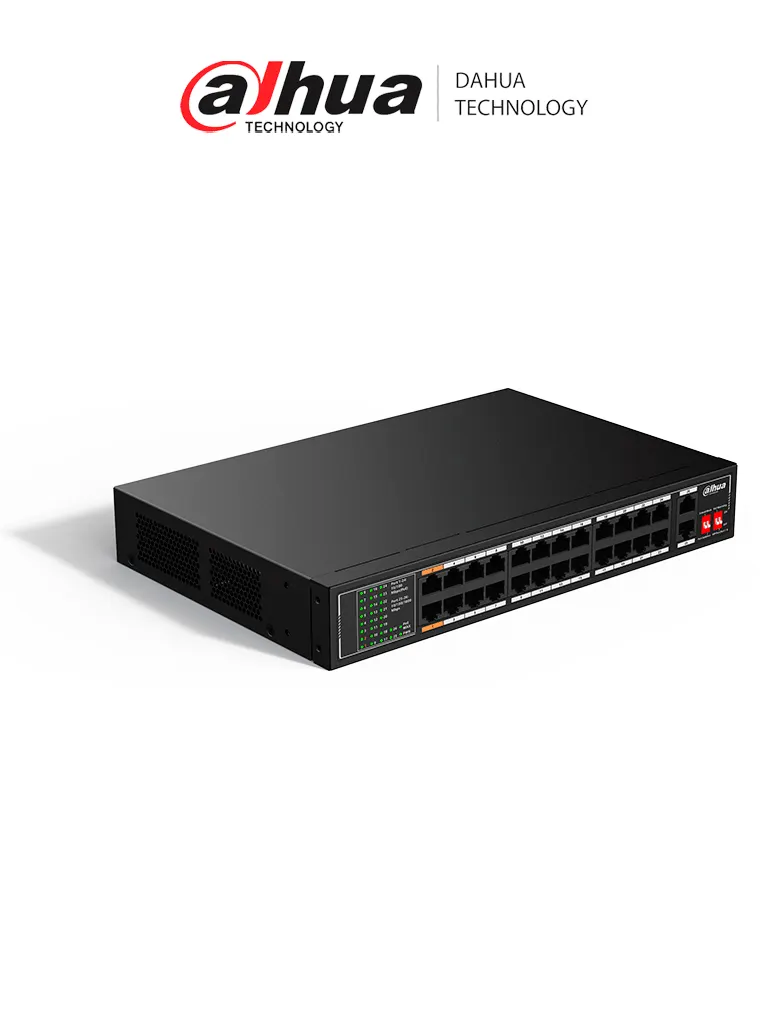 Switch PoE DAHUA DH-SF1026LP de 26 puertos y 190 W