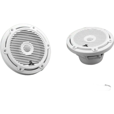 Par de Bocinas Náuticas JL Audio M3 / 6.5"/ Coaxiales / Rejilla Clásica Blanca / 60-70 W RMS / 4 Ω / LED RGB (Modelos Deportivos)