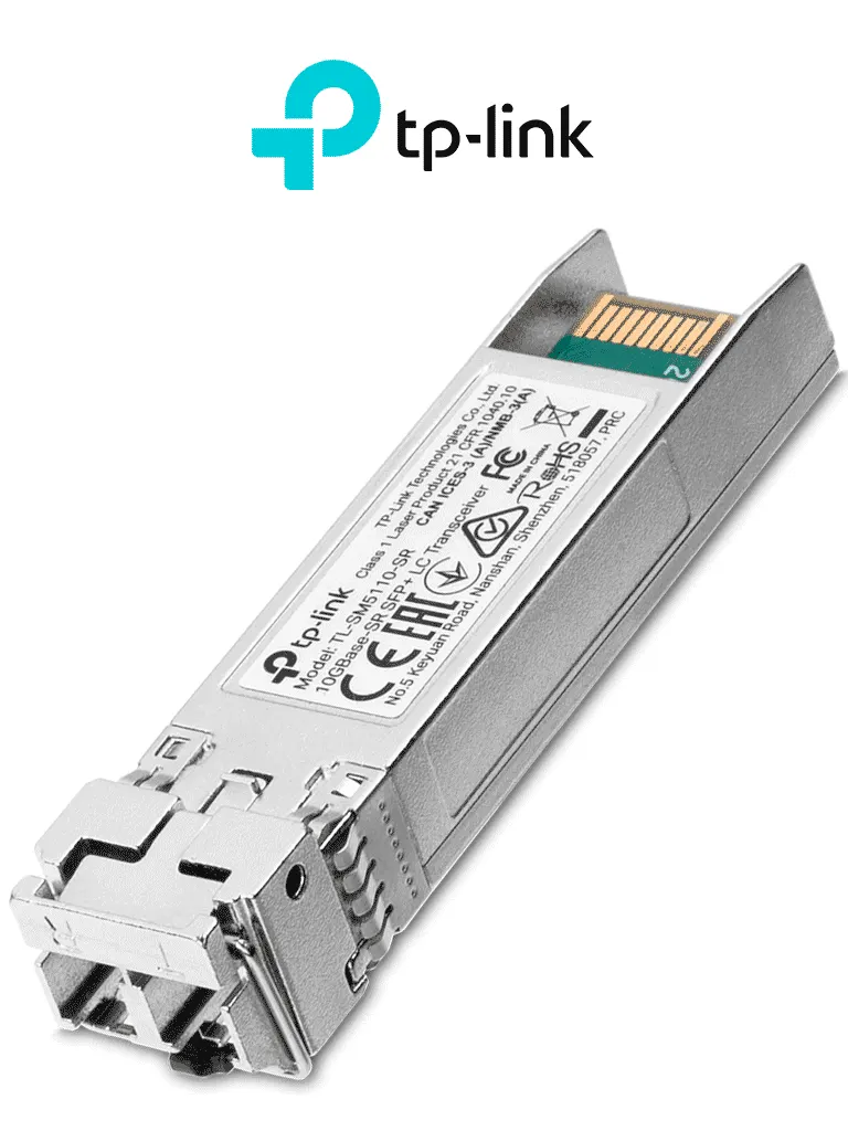 Transceptor SFP+ TP-Link SM5110-SR 10G multimodo con conector LC