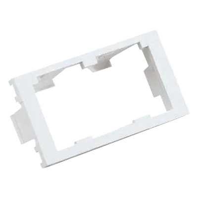 Inserto Plano de 1/3, Espacio para Dos Módulos Mini-Com®, Color Blanco Mate