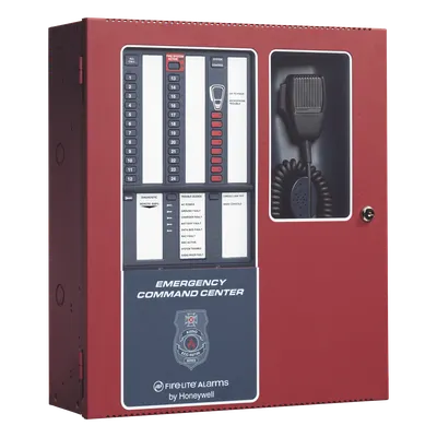 Centro de Comando de Emergencia FIRE-LITE ECC-50/100, 50 W Ampliable y 8 Circuitos de Entrada