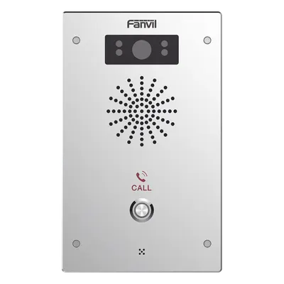 Video Intercomunicador IP, 2 líneas SIP, 2 relevadores con botón para llamada, Onvif, anti-vandálico, PoE, IP65 e IK10, PoE