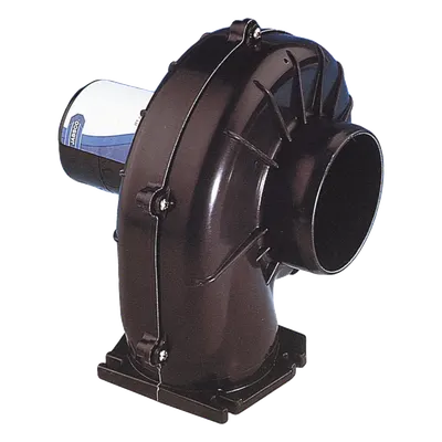 Soplador de Montaje Flexible / 75 mm (3') / 12 Vcd / Carcasa de Plástico Reforzado / Salida Multidireccional / Normativa Marina