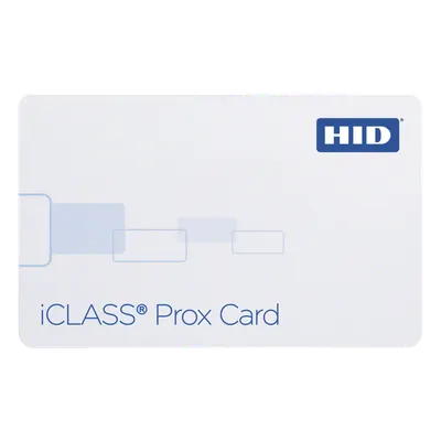 Tarjeta de Acceso Dual / iClass 13.56 MHz / Prox 125 kHz / Memoria 2 Kbits / PVC Compuesto / Sin Perforación / Numeración Personalizable