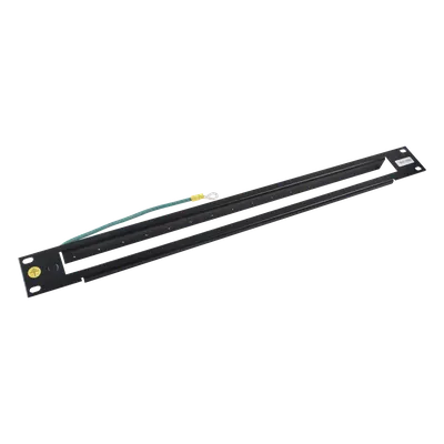 Chassis Rack 1U / 16 Módulos Protectores Serie DPR / Montaje 19" / 0.6 m (1.97 ft) Profundidad Estándar