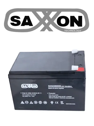 Batería de respaldo SAXXON CBAT12AH de 12 V y 12 Ah