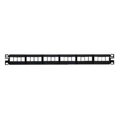 Panel de parcheo Panduit NKFP24Y de 24 puertos para rack