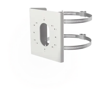 Montaje en poste Hikvision DS-1275ZJ-S-SUS de acero inoxidable