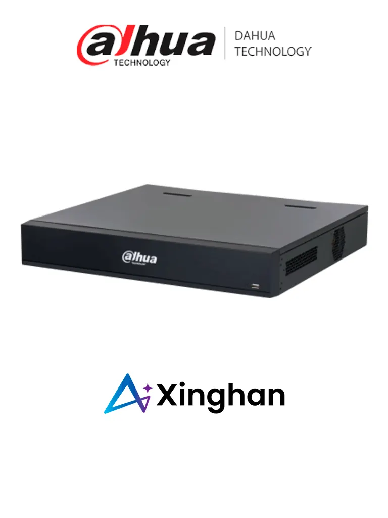 DAHUA DHI-NVR5432-16HP-XI/Pro - NVR WizMind/  32 canales IP/ AcuPick/ Xinghan/  Reconocimiento Facial/ Protección Perimetral/ SMD Plus/ 384 Mbps/ E&S de Alarma y Audio/ 16 puertos PoE/ Salida de Video HDMI&VGA/ 4 Bahía de Disco Duro de Hasta 20TB/