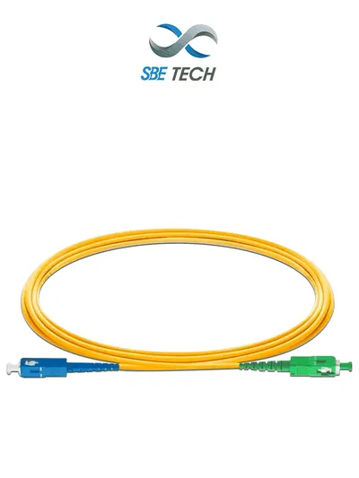 Jumper de fibra óptica SBE TECH SC/UPC a SC/APC de 2 metros