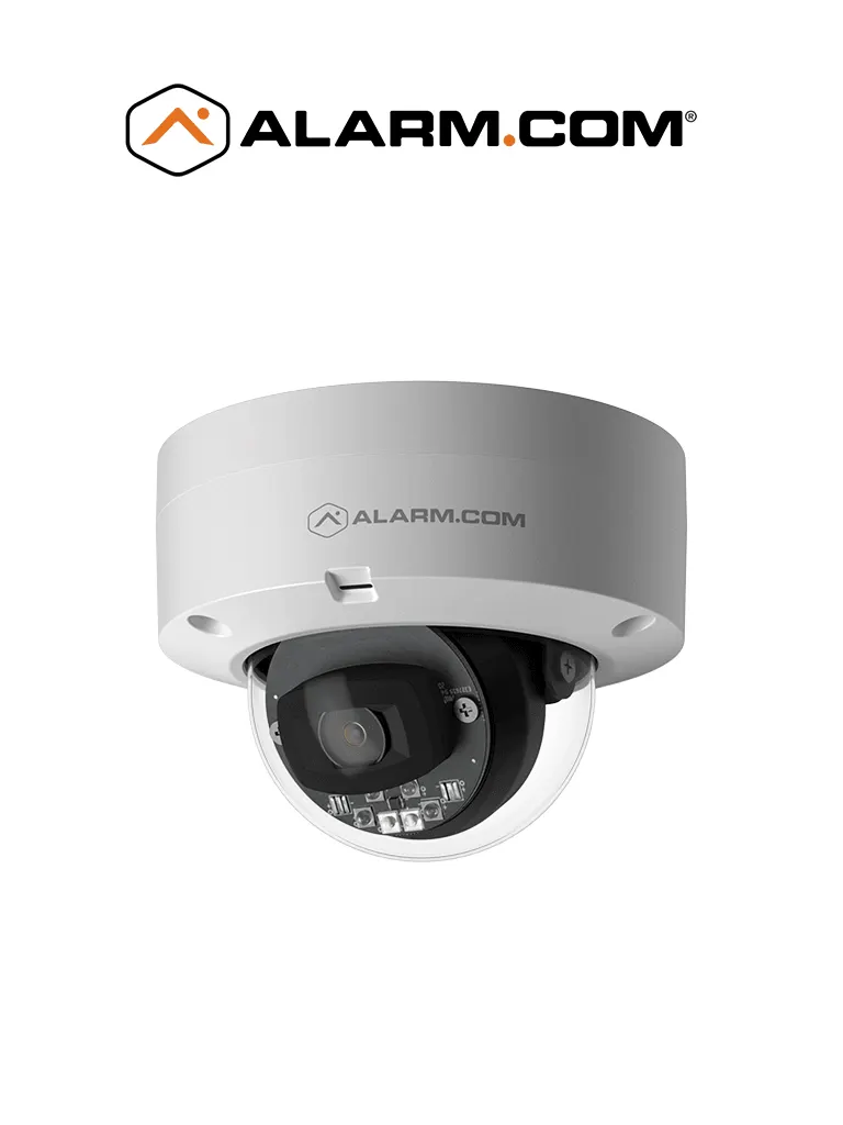 Cámara domo exterior ALARM.COM ADC-VC827P-MX con PoE y video HDR