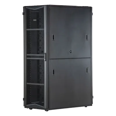 Gabinete para Centros de Datos / 42 UR / 700 mm (2.3 ft) Ancho / 1200 mm (3.9 ft) Profundidad / Acero / Negro