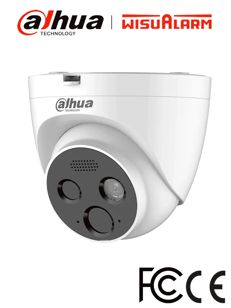 Cámara IP Térmica DAHUA DHI-HY-FT431LDP - Detección de Incendios 4MP