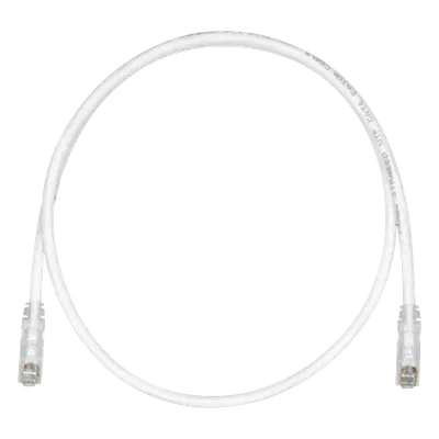 Cable de Parcheo UTP Cat6 / 24 AWG / CM / 50 cm (1.64 ft) / Blanco Mate