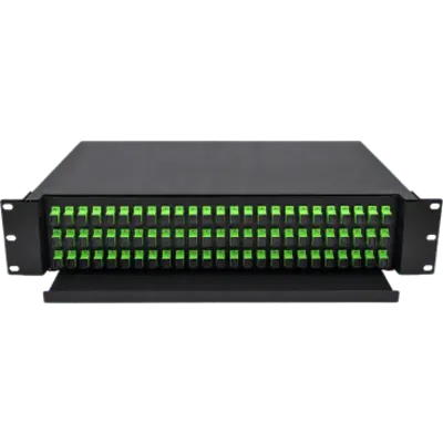 ODF para Rack 19" / 72 Empalmes / 72 Acopladores SC/APC / 72 Pigtails SC/APC / 3 UR