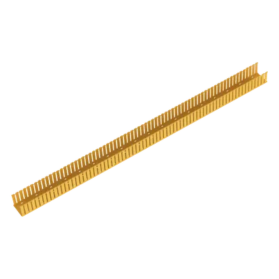 Canaleta ranurada Panduit E4X4YL6 de 4 x 4 pulgadas para fibra óptica