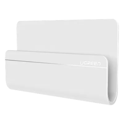 Soporte de Pared Adhesivo / Compatible Dispositivos 165×81×26.5 mm / Adhesivo 3M / Gestión de Cables / Material ABS / Color Blanco