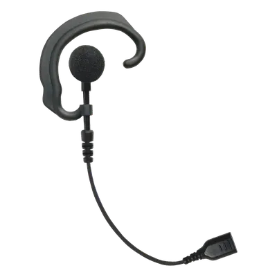 Auricular de Gancho para Oído / Cable de Fibra Trenzada / Conector SNAP / Altavoz Giratorio / Compatible Micrófono Solapa 1 o 2 Hilos