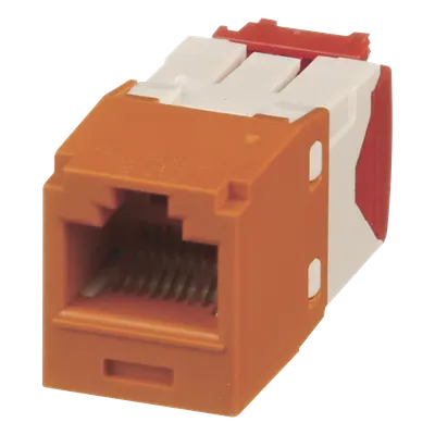 Jack RJ45 Panduit CJ5E88TGOR Cat 5e de terminación sin impacto