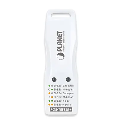 Probador Power Over Ethernet Compacto para Estandares IEEE 802.3af/at/bt