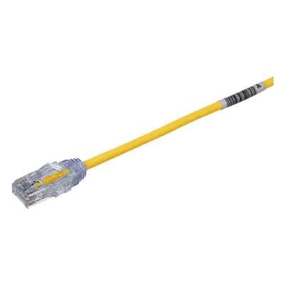 Cable de parcheo PANDUIT UTP28SP8INYL Cat6 amarillo de 20.2 cm