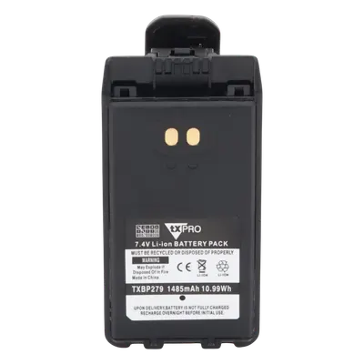Batería para radio portátil TX PRO TXBP279 de 7.2 V y 1485 mAh