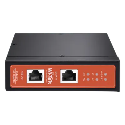 Inyector PoE industrial WI-TEK WIPOE58BTIDC de hasta 90 W
